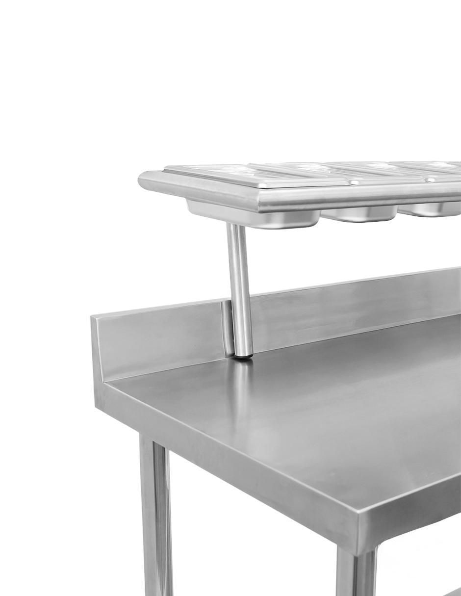 Mesa auxiliar cocina de acero inoxidable 4