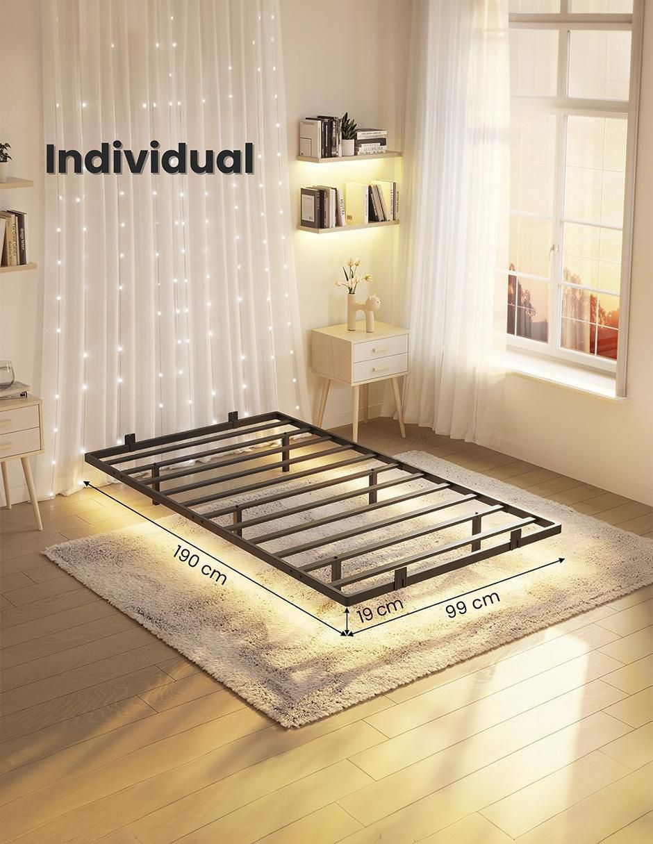 Base para cama Flotante de metal 6