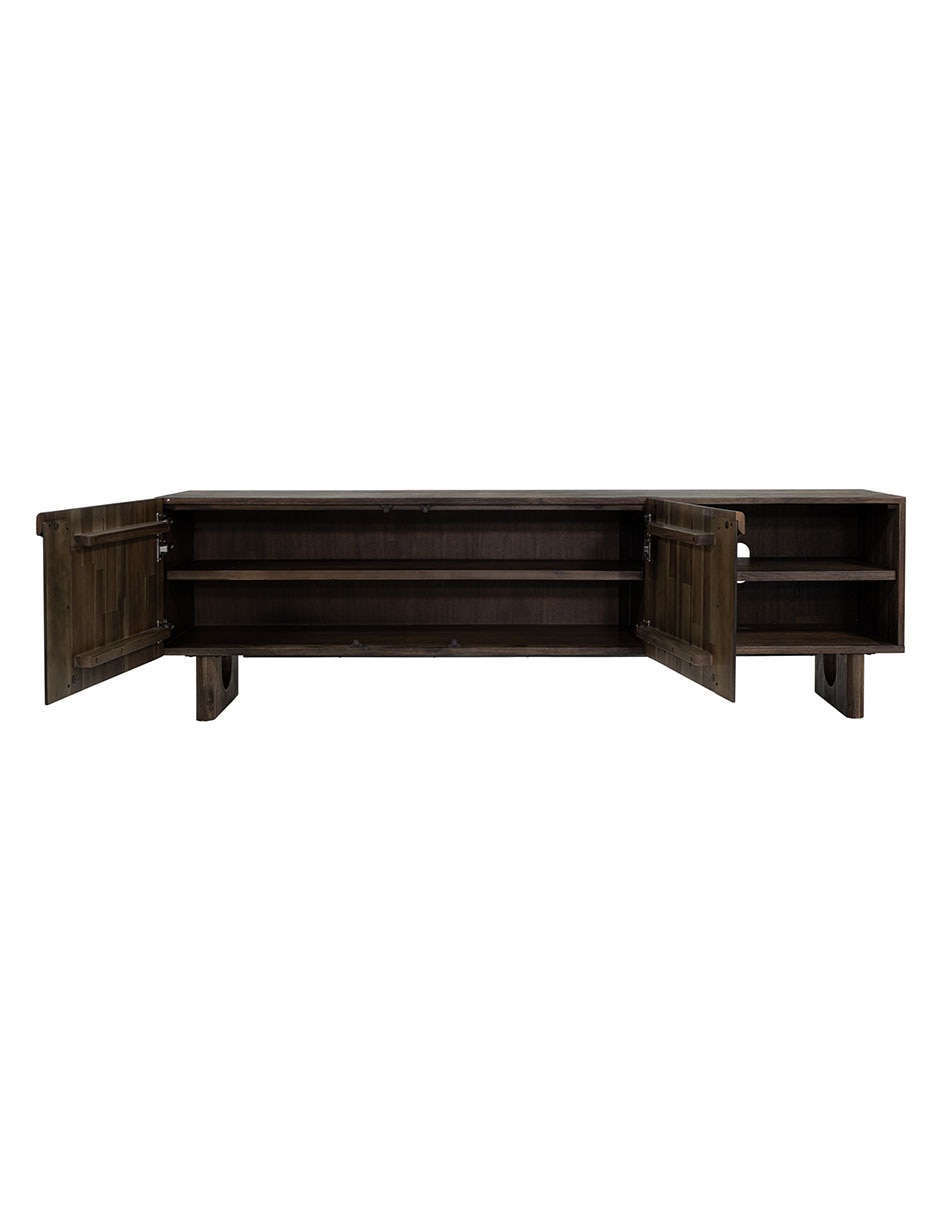 Mueble de tv Ginko Re de chapa madera 2