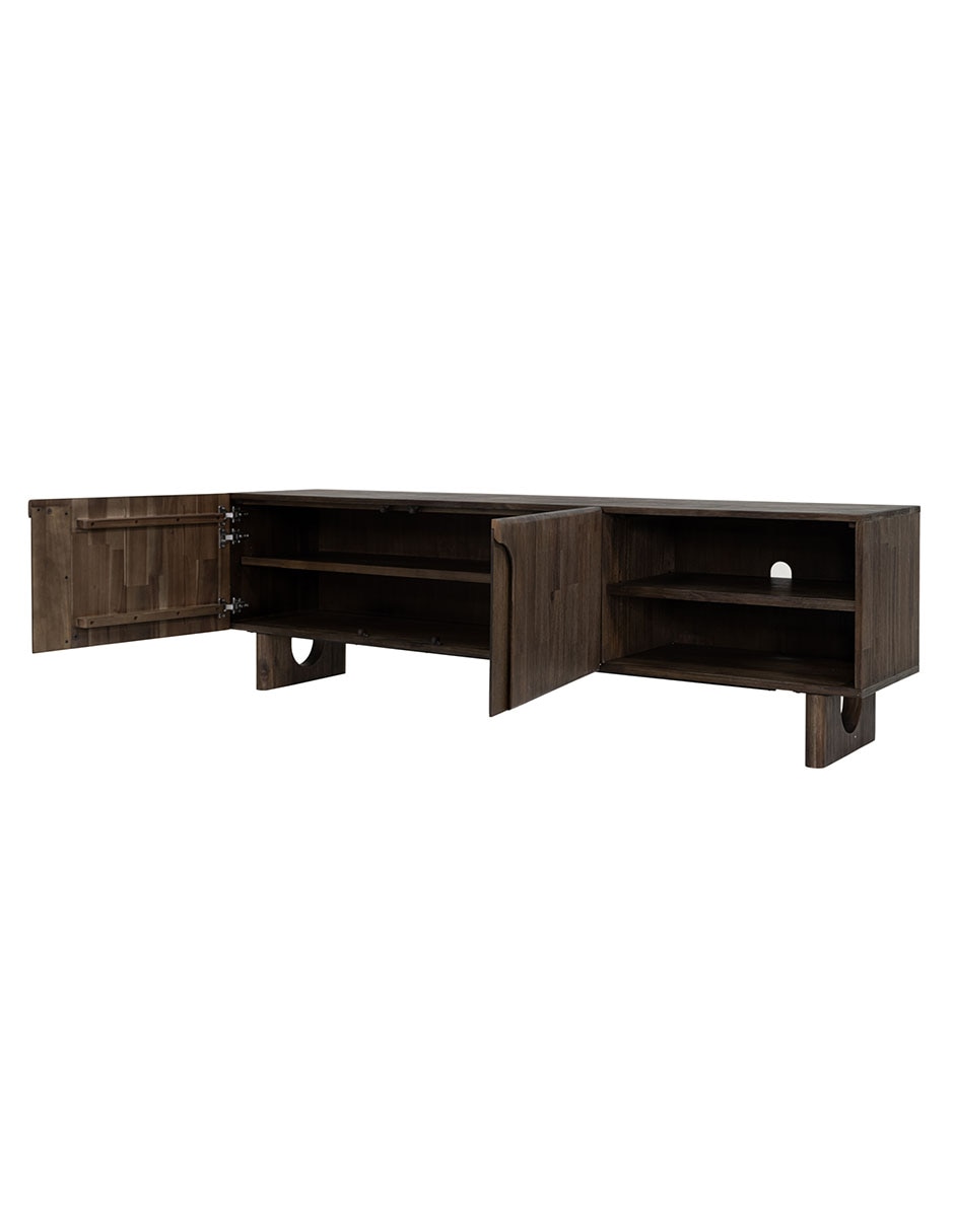 Mueble de tv Ginko Re de chapa madera 5