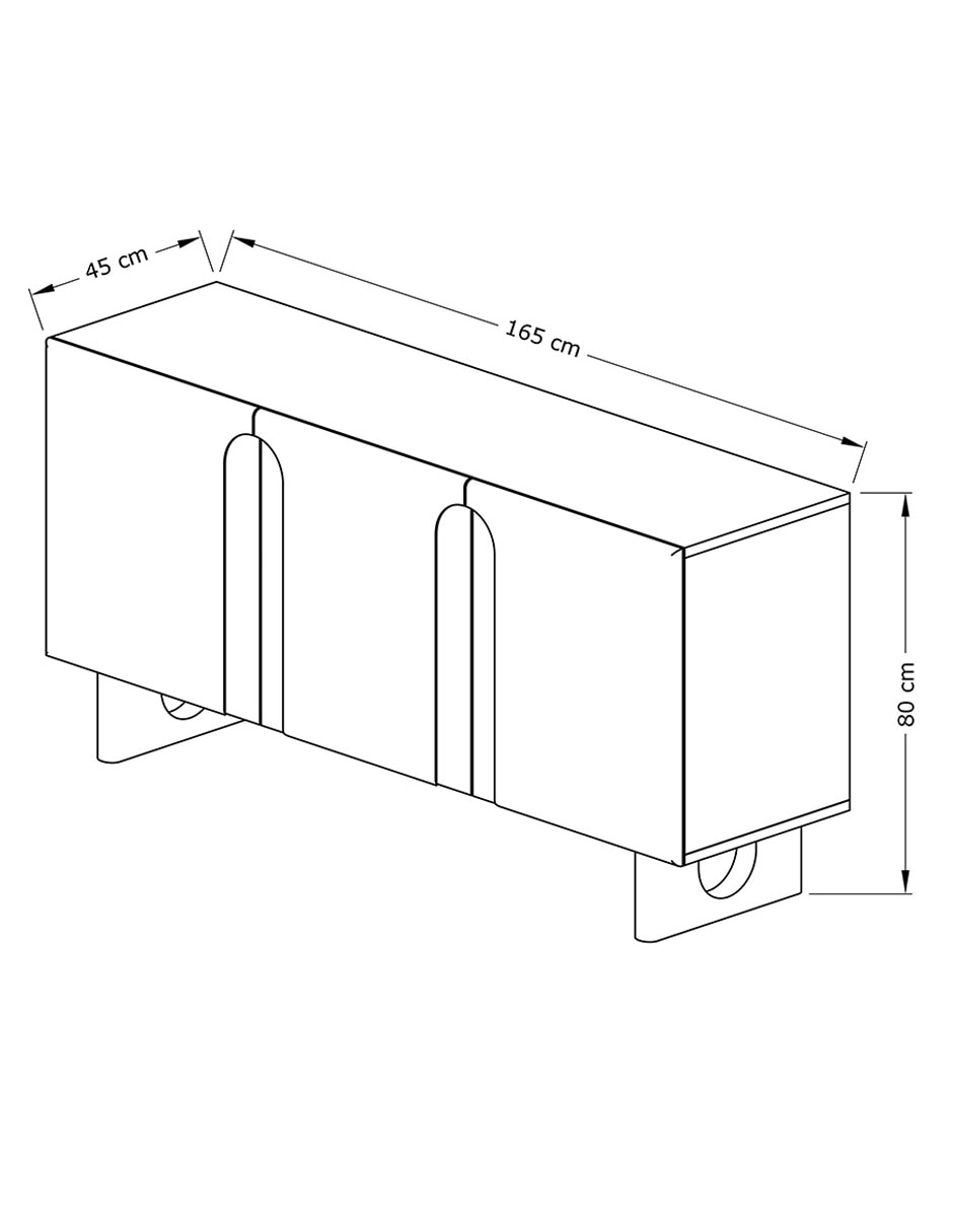Bufetero Ginko de MDF 13