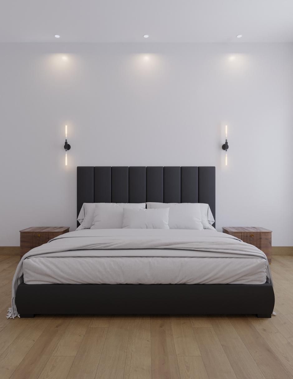 Cama Beds Wall Furniture Paneling de tela 2