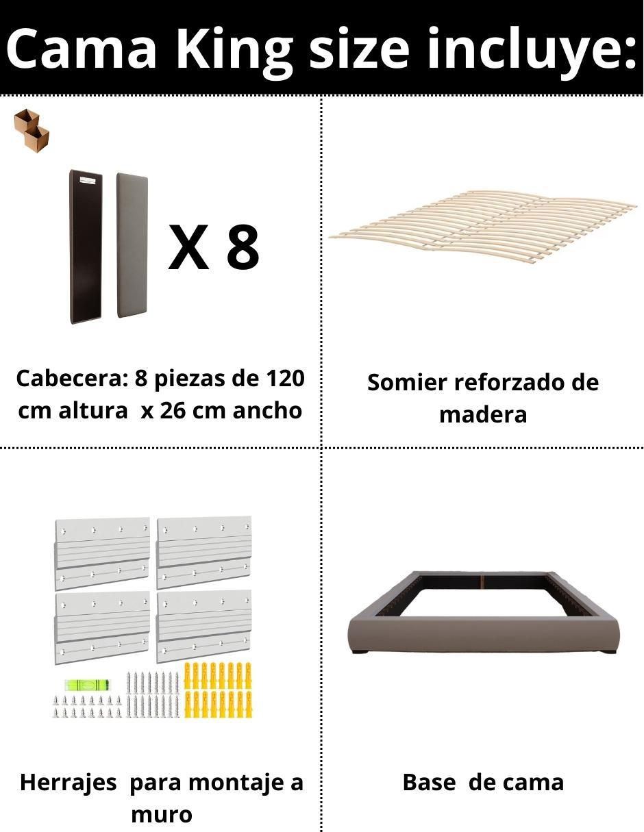Cama Beds Wall Furniture Paneling de tela 5
