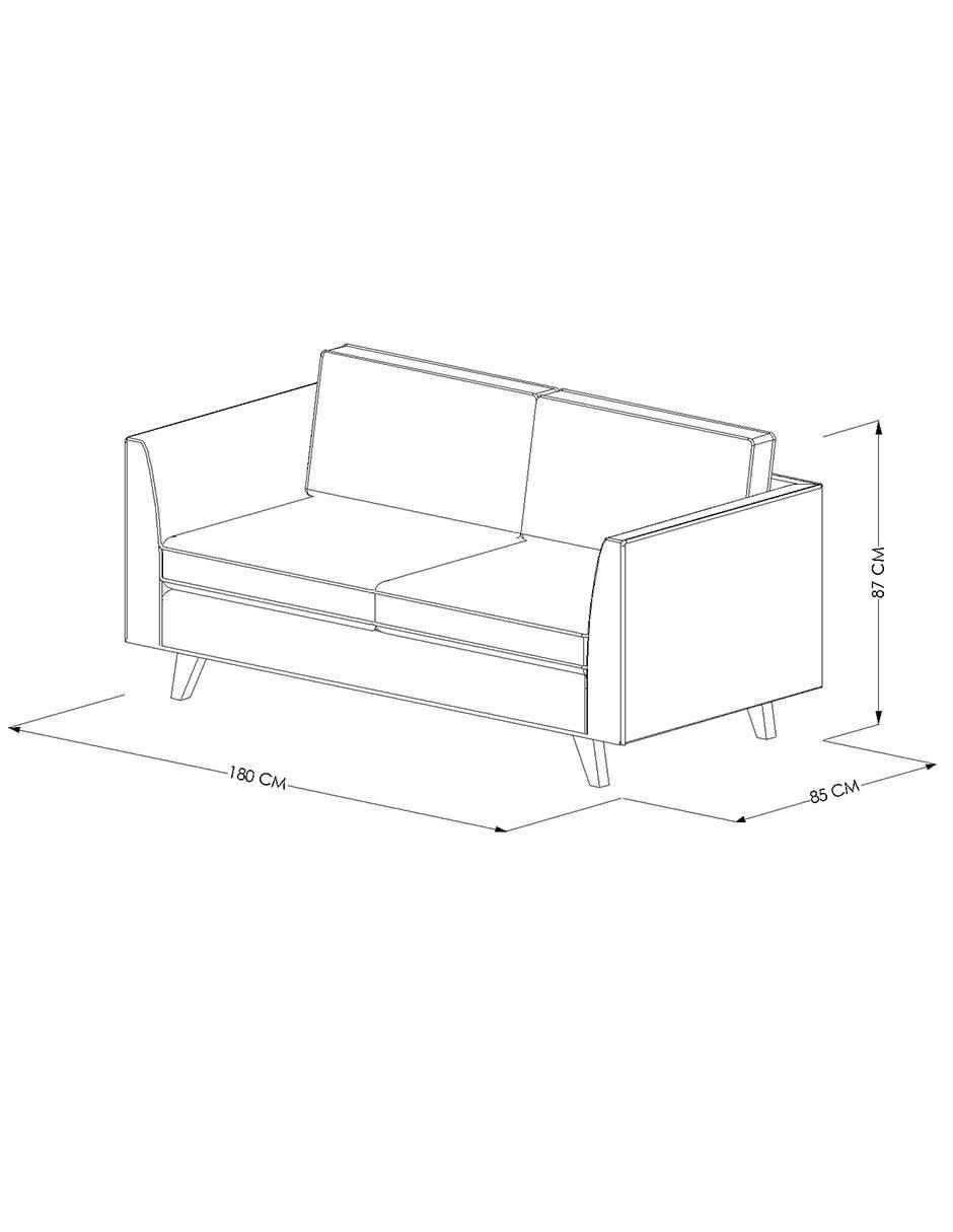 Love seat Danish 8