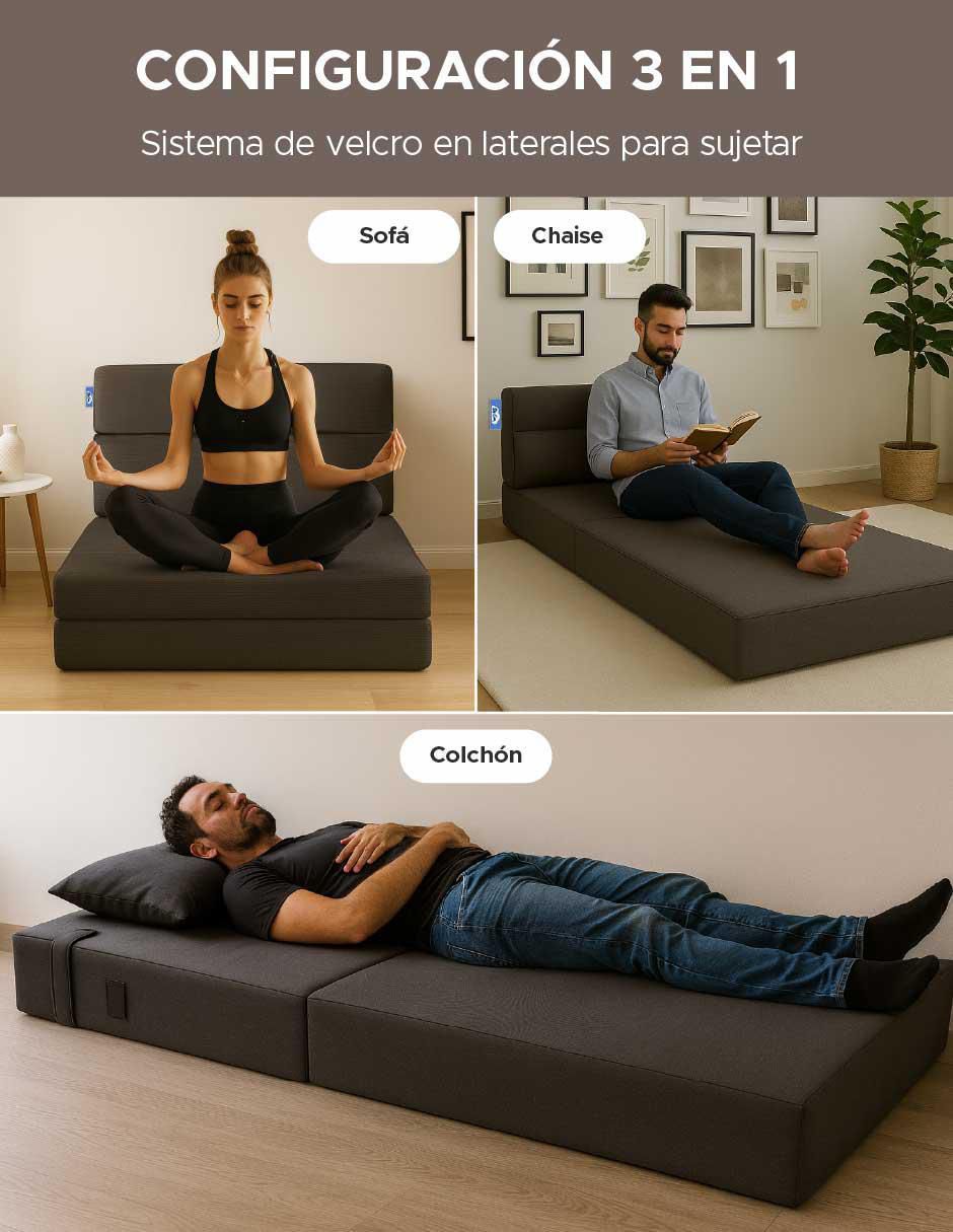 Sofá sofá cama plegable skycare "de" poliéster