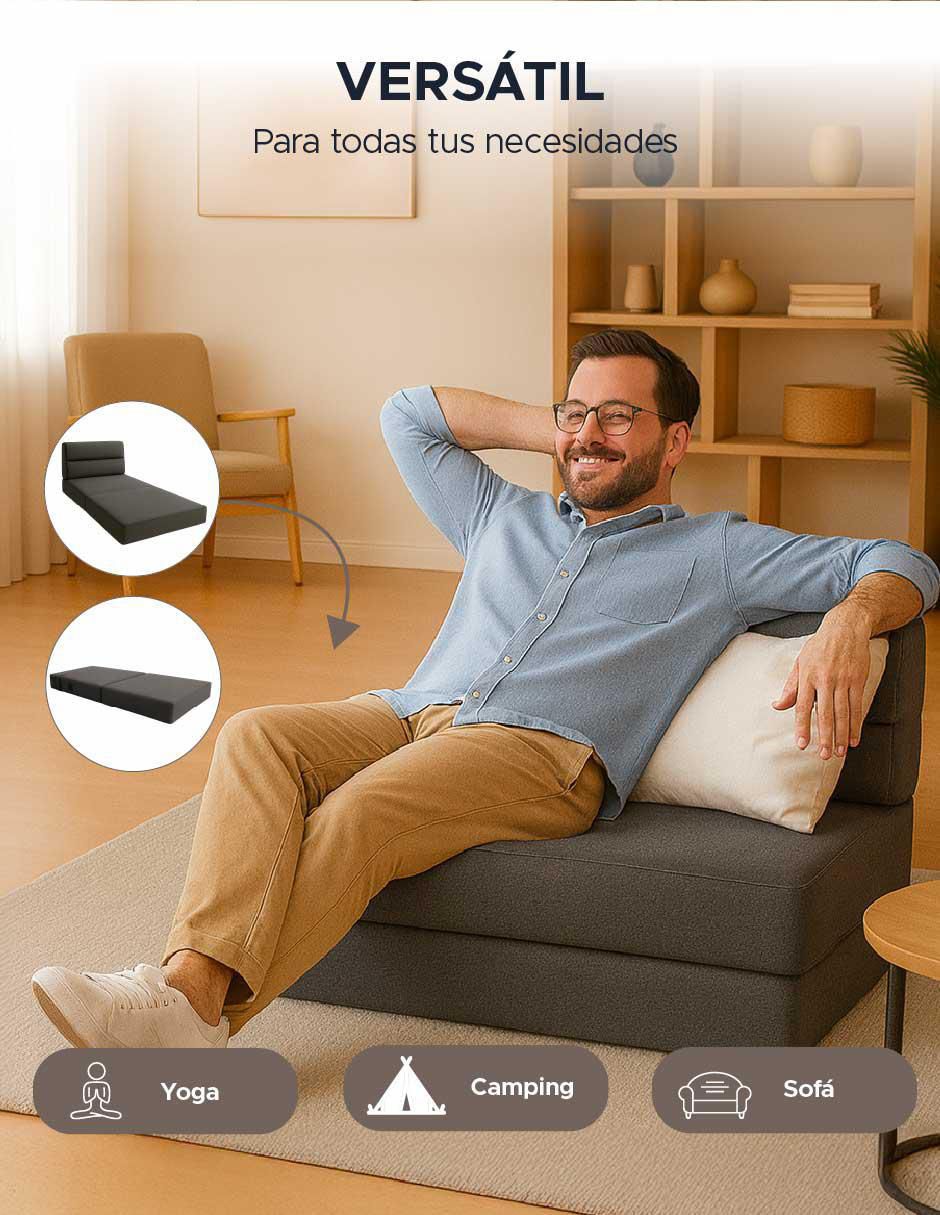 Sofá sofá cama plegable skycare "de" poliéster