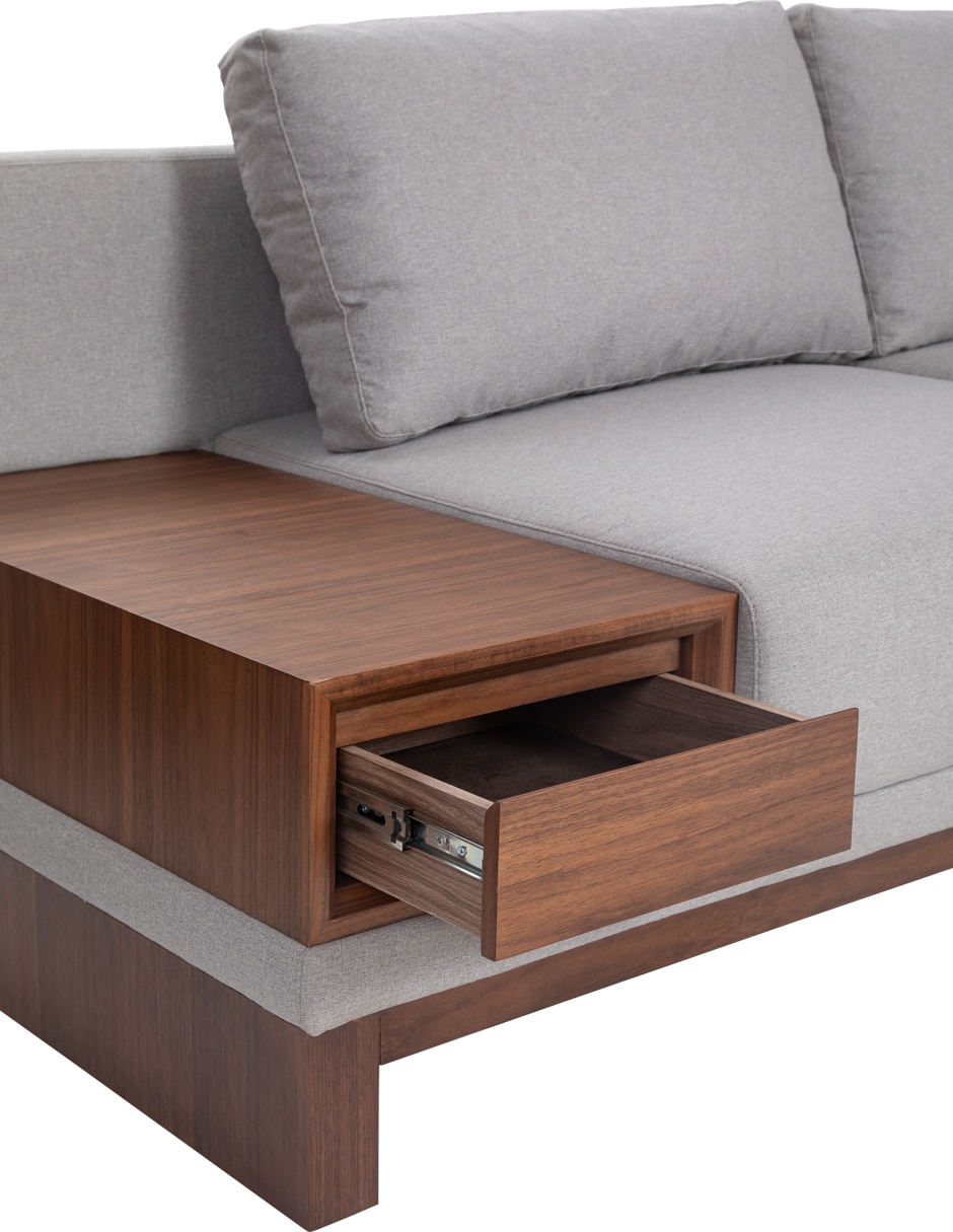 Sala modular derecha Montana de tela 7