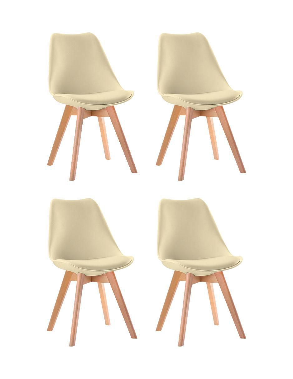 Silla 4 piezas de plástico