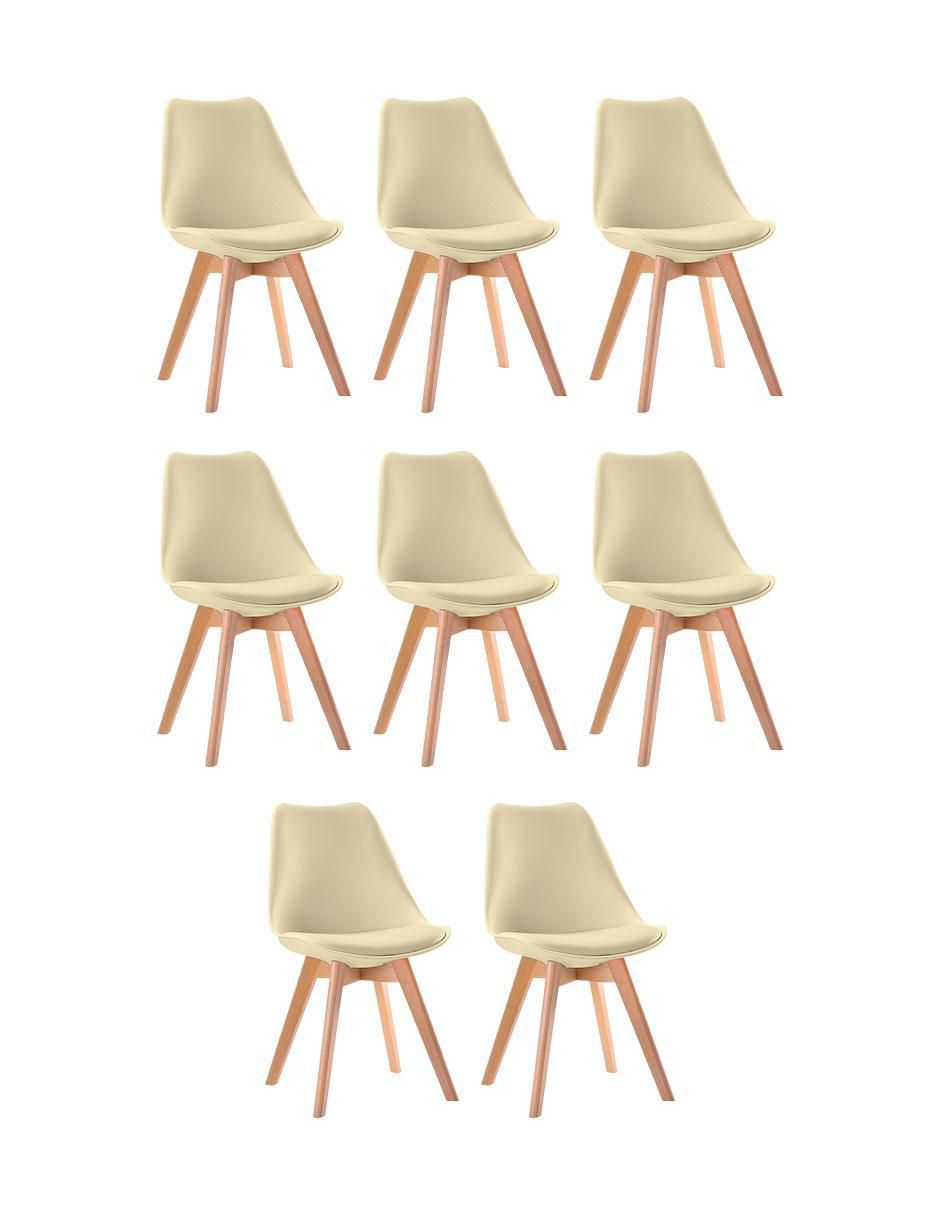 Silla 8 piezas de plástico