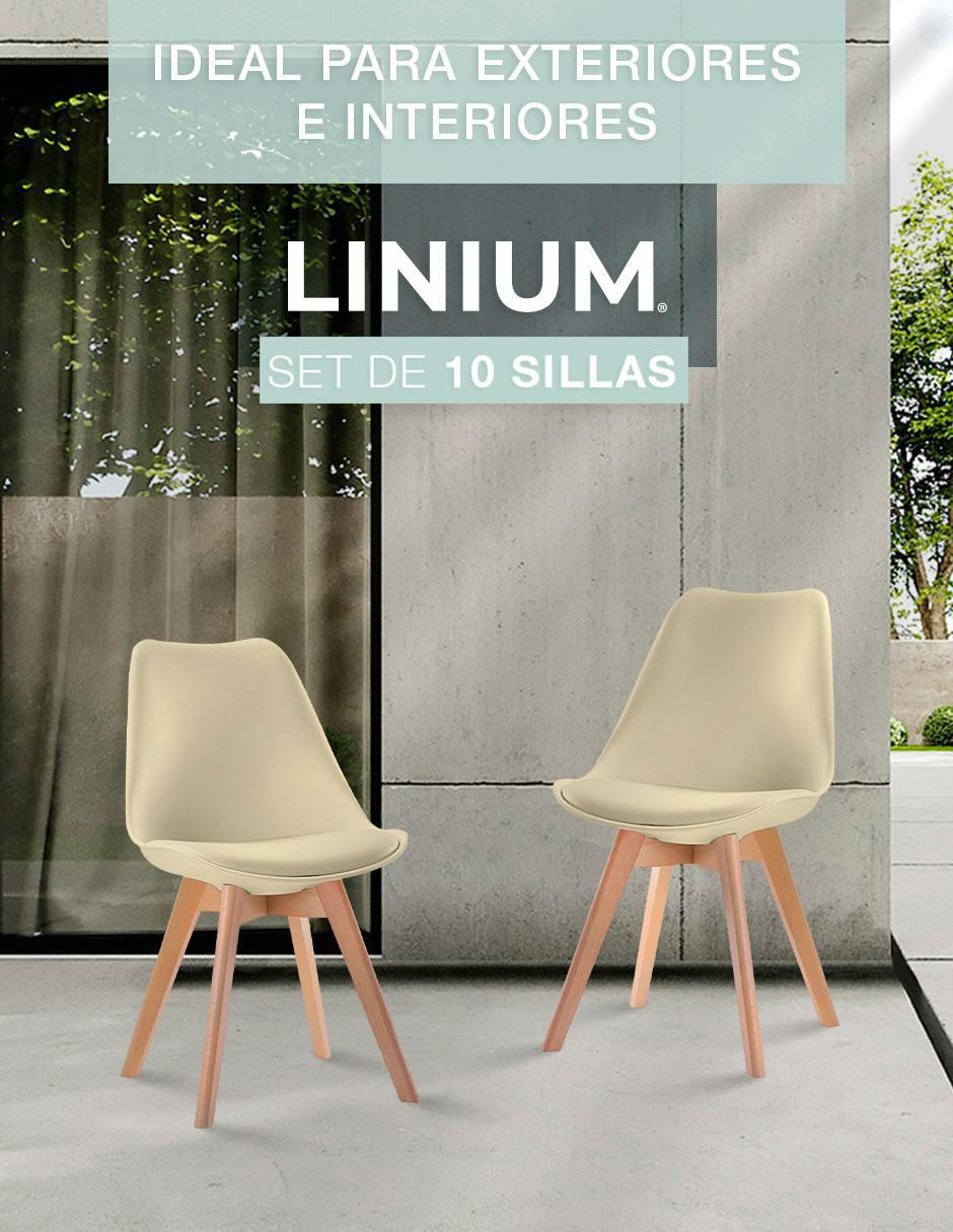 Silla 10 piezas de plástico 6