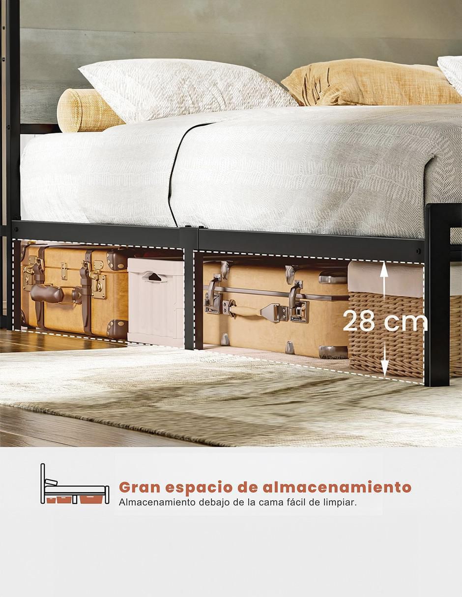 Base para cama de metal 5