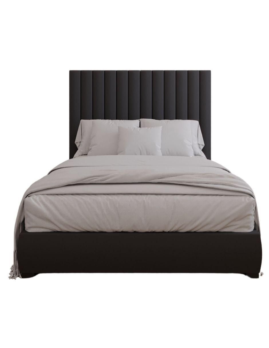 Cama Modern Luxury velvet Bed con patrones en cabecera de 13 centimetros de tela