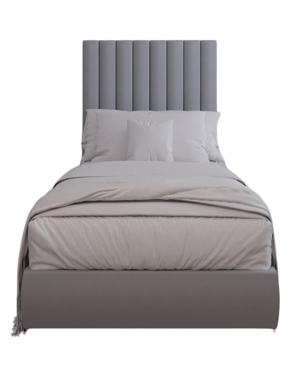 Cama Modern Luxury velvet Bed con patrones en cabecera de 13 centimetros de tela Cama Modern Luxury velvet Bed con patrones en cabecera de 13 centimetros de tela