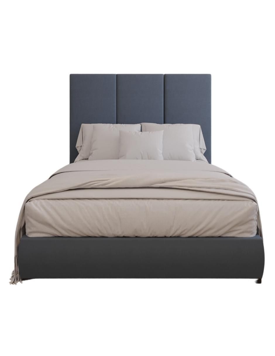 Cama Modern Luxury velvet Bed con patrones en cabecera de 52 centimetros de tela Cama Modern Luxury velvet Bed con patrones en cabecera de 52 centimetros de tela