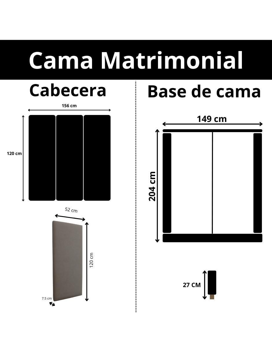 Cama Modern Luxury Wall Furniture Paneling de tela
