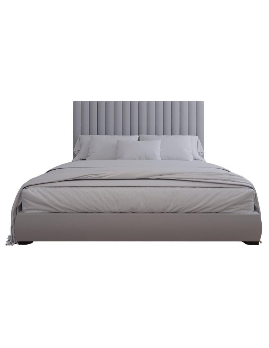 Cama Modern Luxury velvet Bed con patrones en cabecera de 13 centimetros de tela Cama Modern Luxury velvet Bed con patrones en cabecera de 13 centimetros de tela