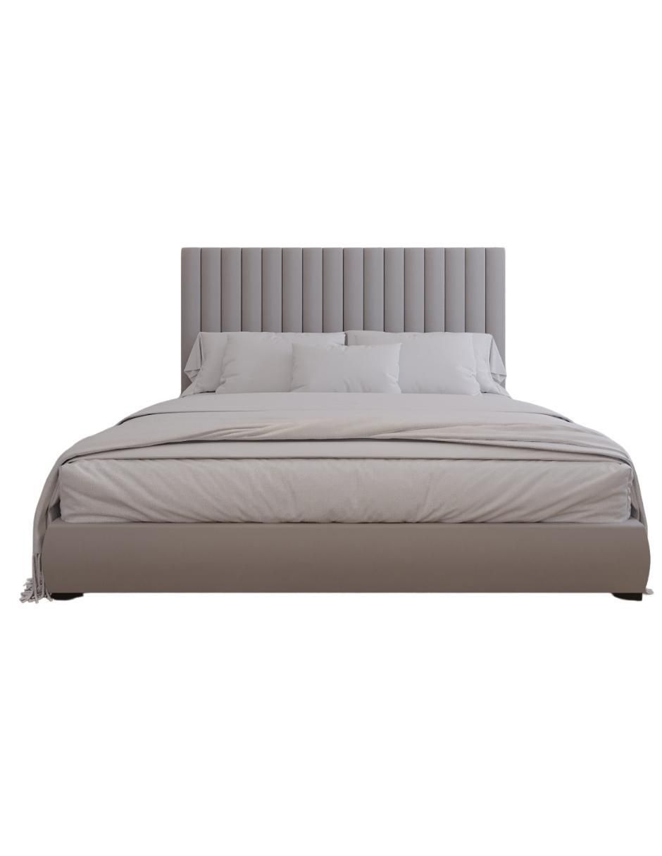 Cama Modern Luxury velvet Bed con patrones en cabecera de 13 centimetros de tela