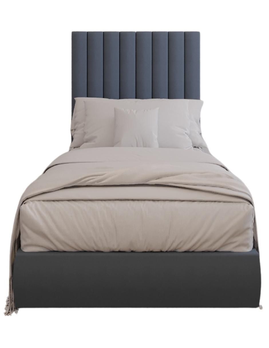 Cama Modern Luxury velvet Bed con patrones en cabecera de 13 centimetros de tela Cama Modern Luxury velvet Bed con patrones en cabecera de 13 centimetros de tela