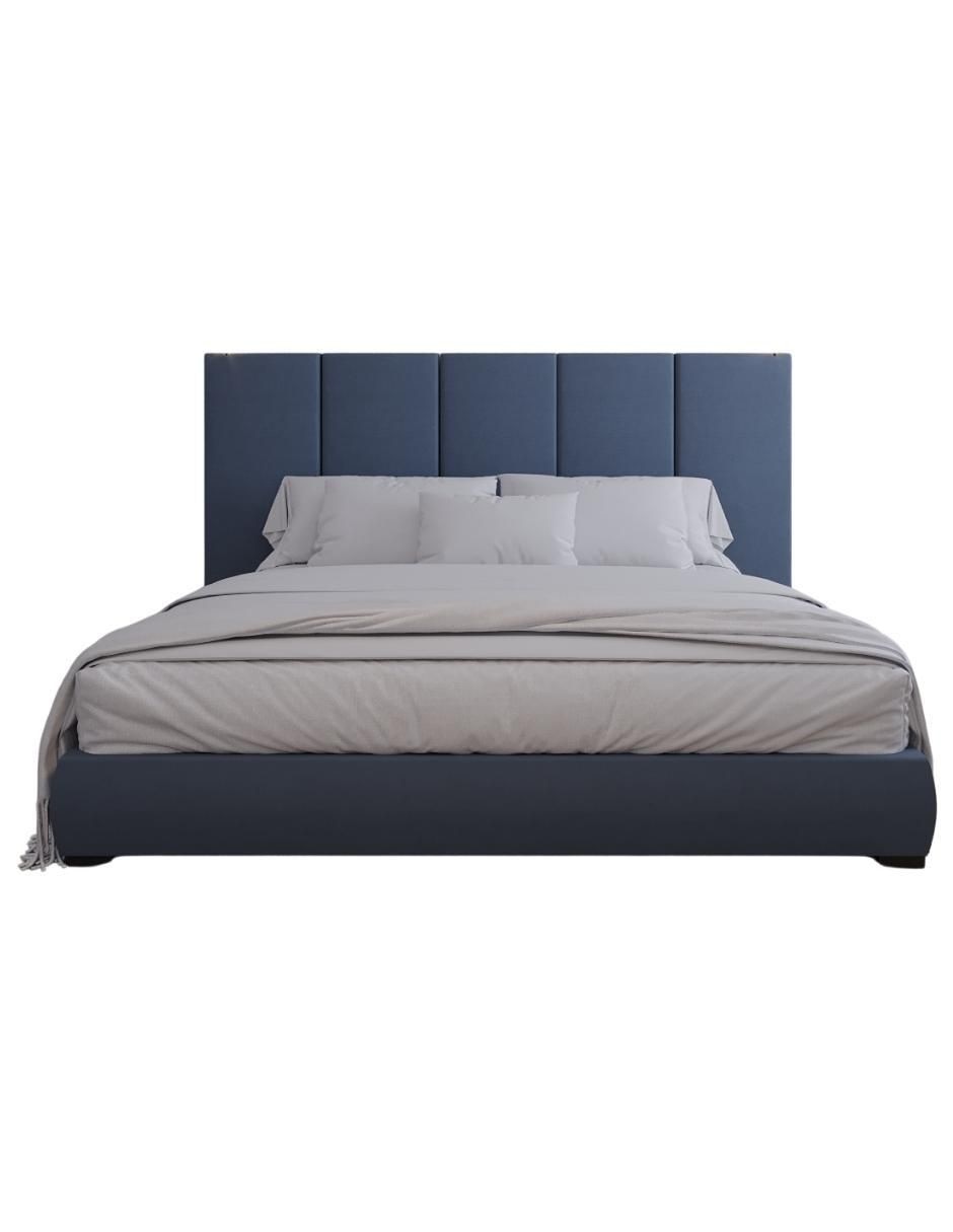 Cama Modern Luxury velvet Bed con patrones en cabecera de 52 centimetros de tela Cama Modern Luxury velvet Bed con patrones en cabecera de 52 centimetros de tela