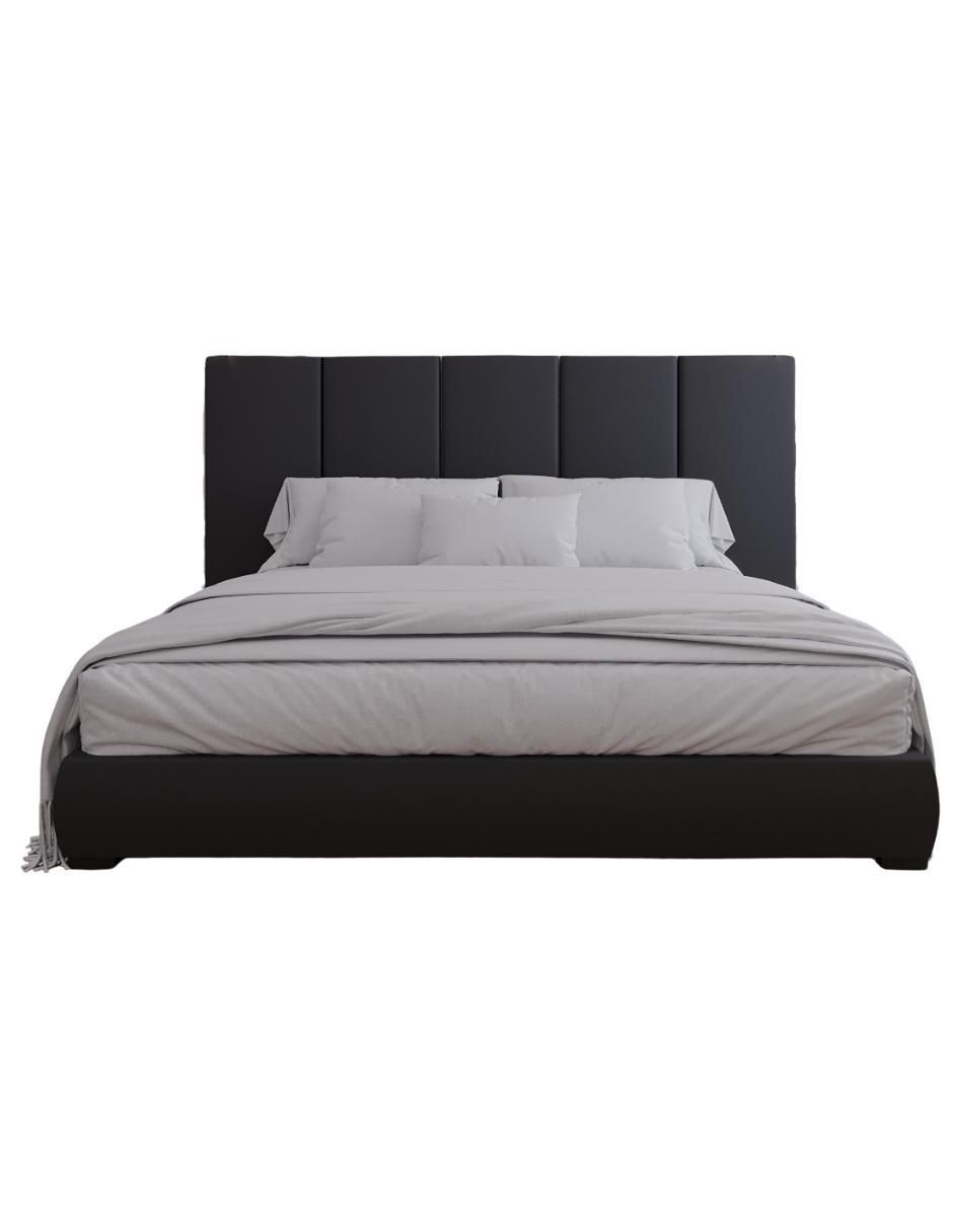 Cama Modern Luxury velvet Bed con patrones en cabecera de 52 centimetros de tela
