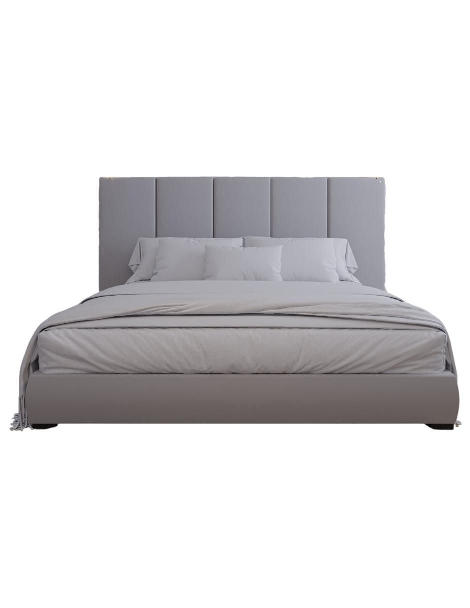 Cama Modern Luxury velvet Bed con patrones en cabecera de 52 centimetros de tela