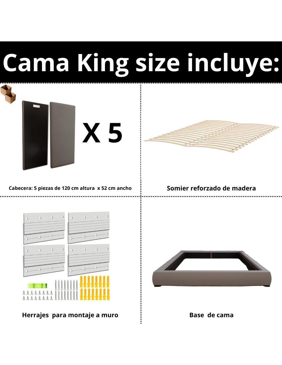 Cama Modern Luxury Wall Furniture Paneling de tela