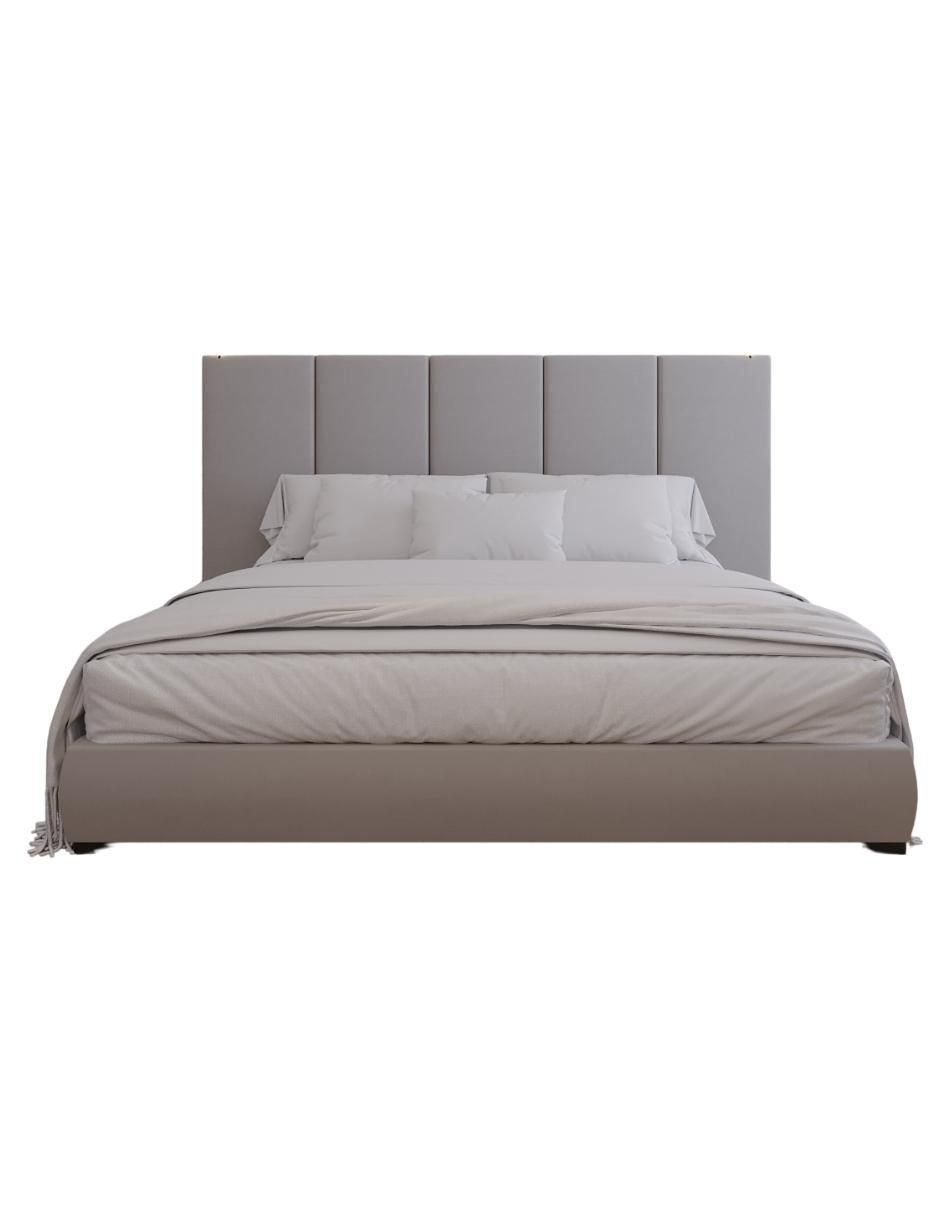 Cama Modern Luxury velvet Bed con patrones en cabecera de 52 centimetros de tela