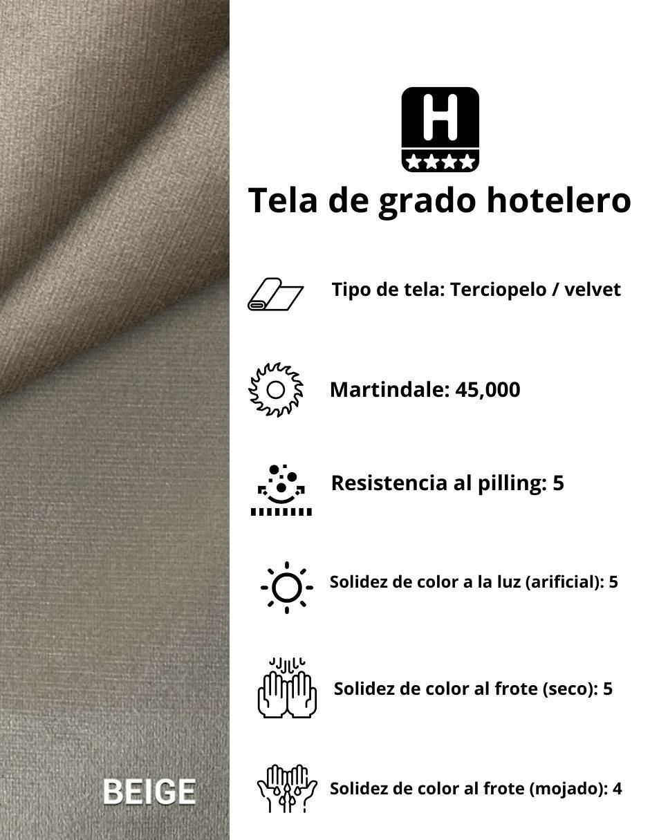 Cama Modern Luxury velvet Bed con patrones en cabecera de 52 centimetros de tela 5