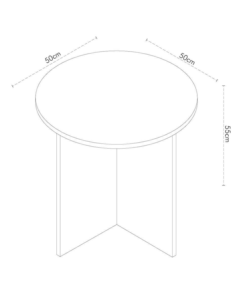Mesa lateral cues cantia "de" madera