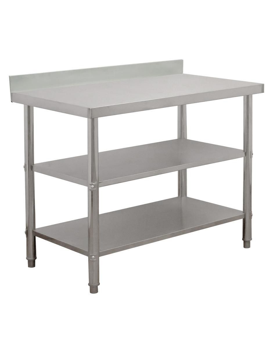 Mesa de cocina de acero inoxidable