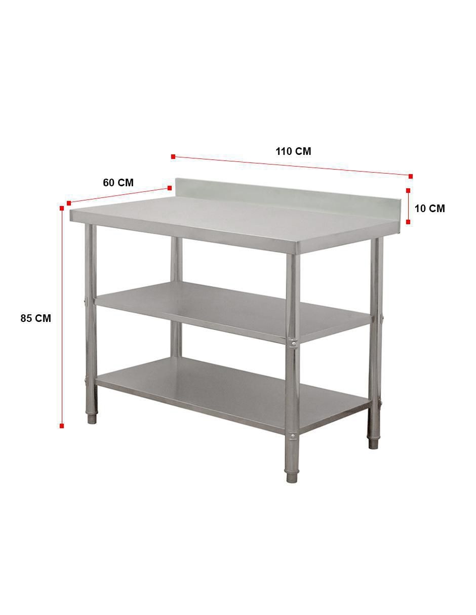 Mesa de cocina de acero inoxidable 9