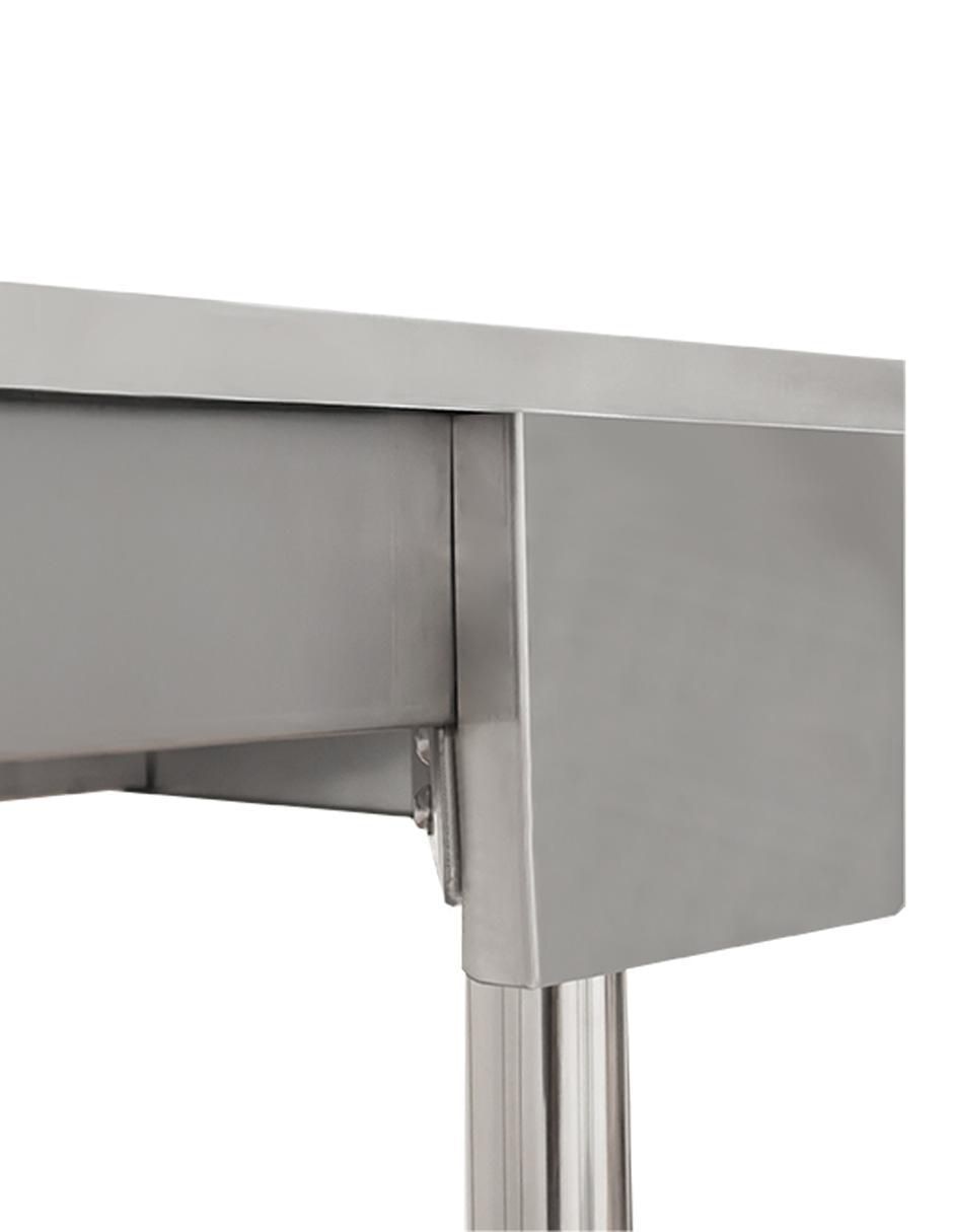 Mesa de cocina de acero inoxidable 6