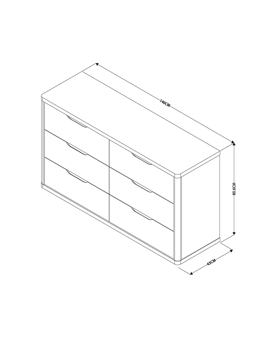 Cómoda Tampa de chapa madera 10