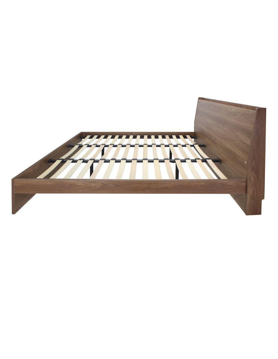 Cama Marsala Nogal de madera queen size 2