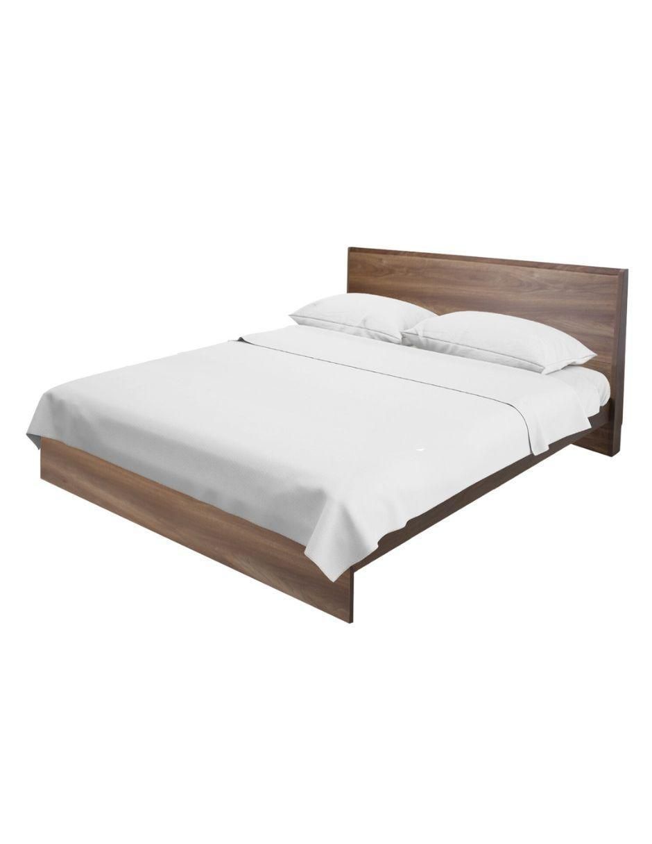 Cama Marsala Nogal de madera queen size 5
