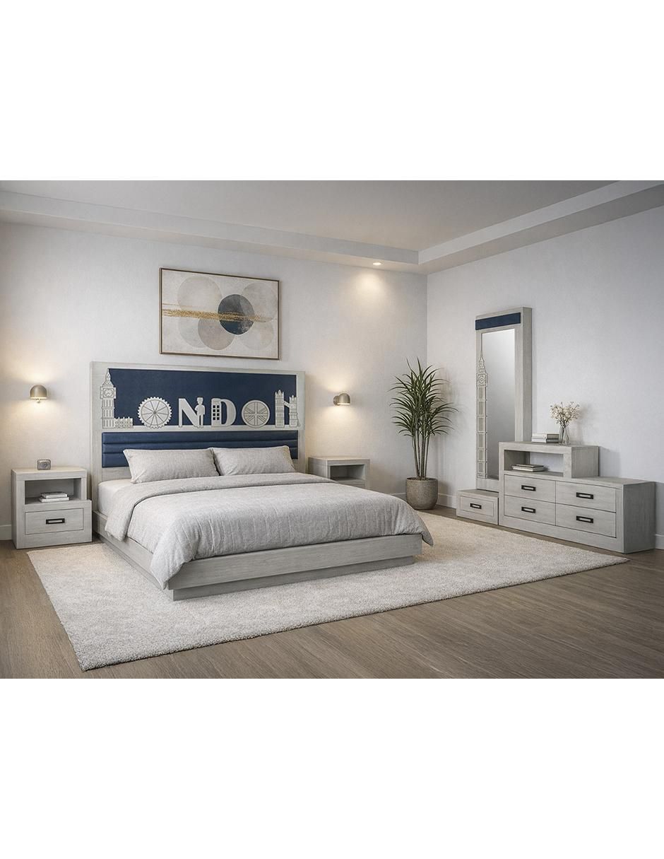 Set recámara Marcela King 21