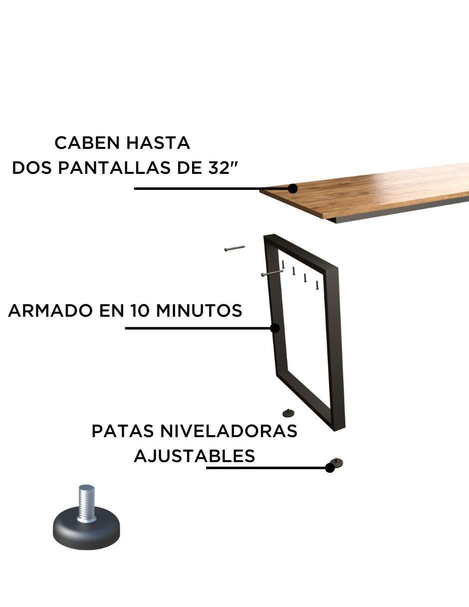 Escritorio Sonora de melamina 6