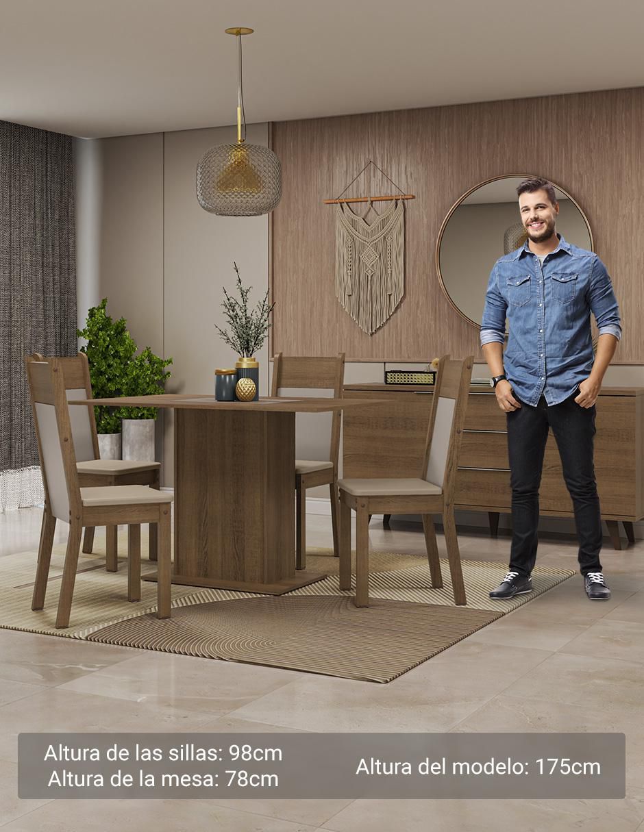 Comedor Sheila para 4 personas 8
