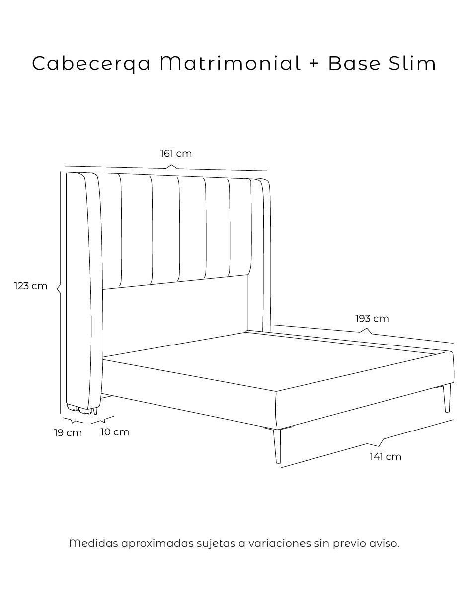 Cama foss slim dicasa "de" madera pino mat