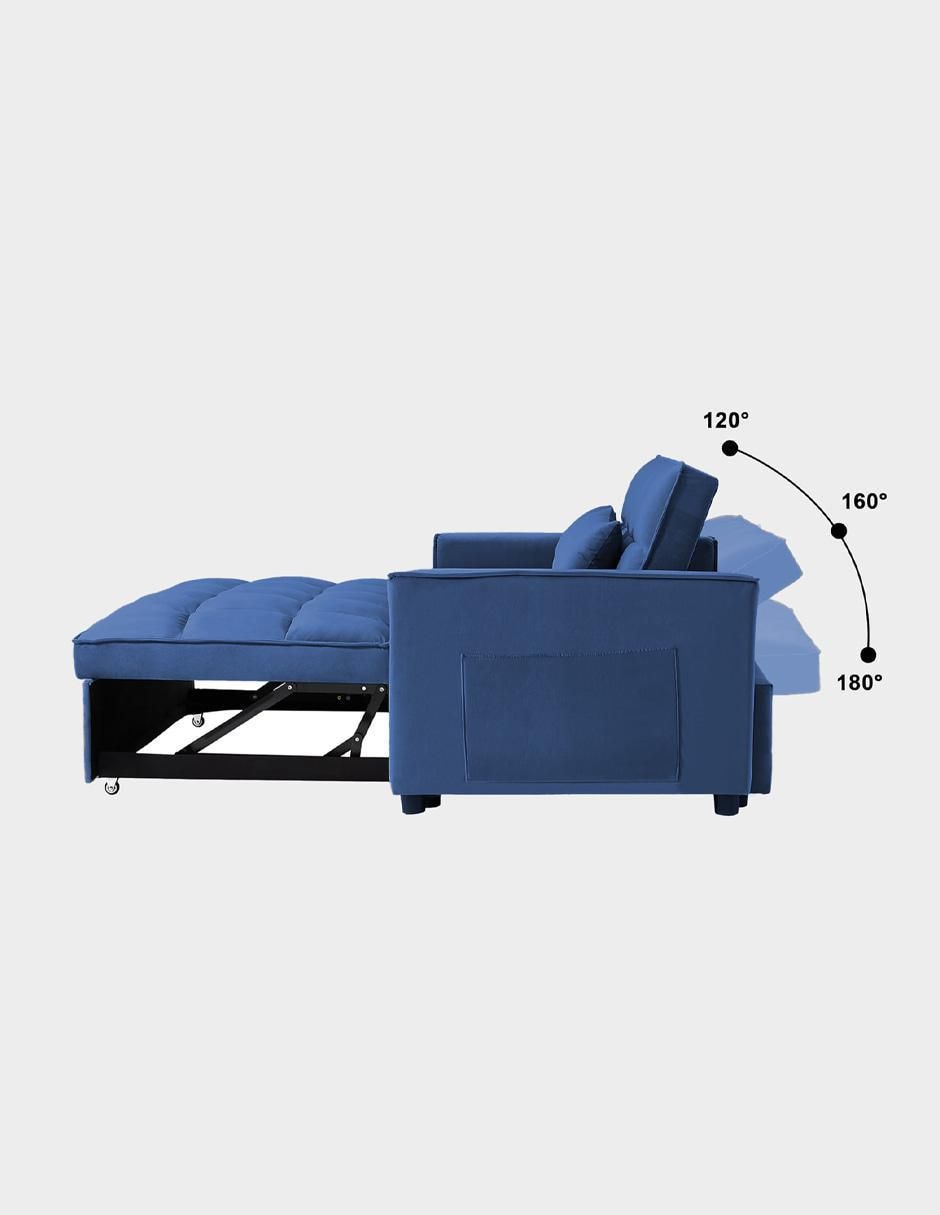 Sofá cama armable Anders de metal 6