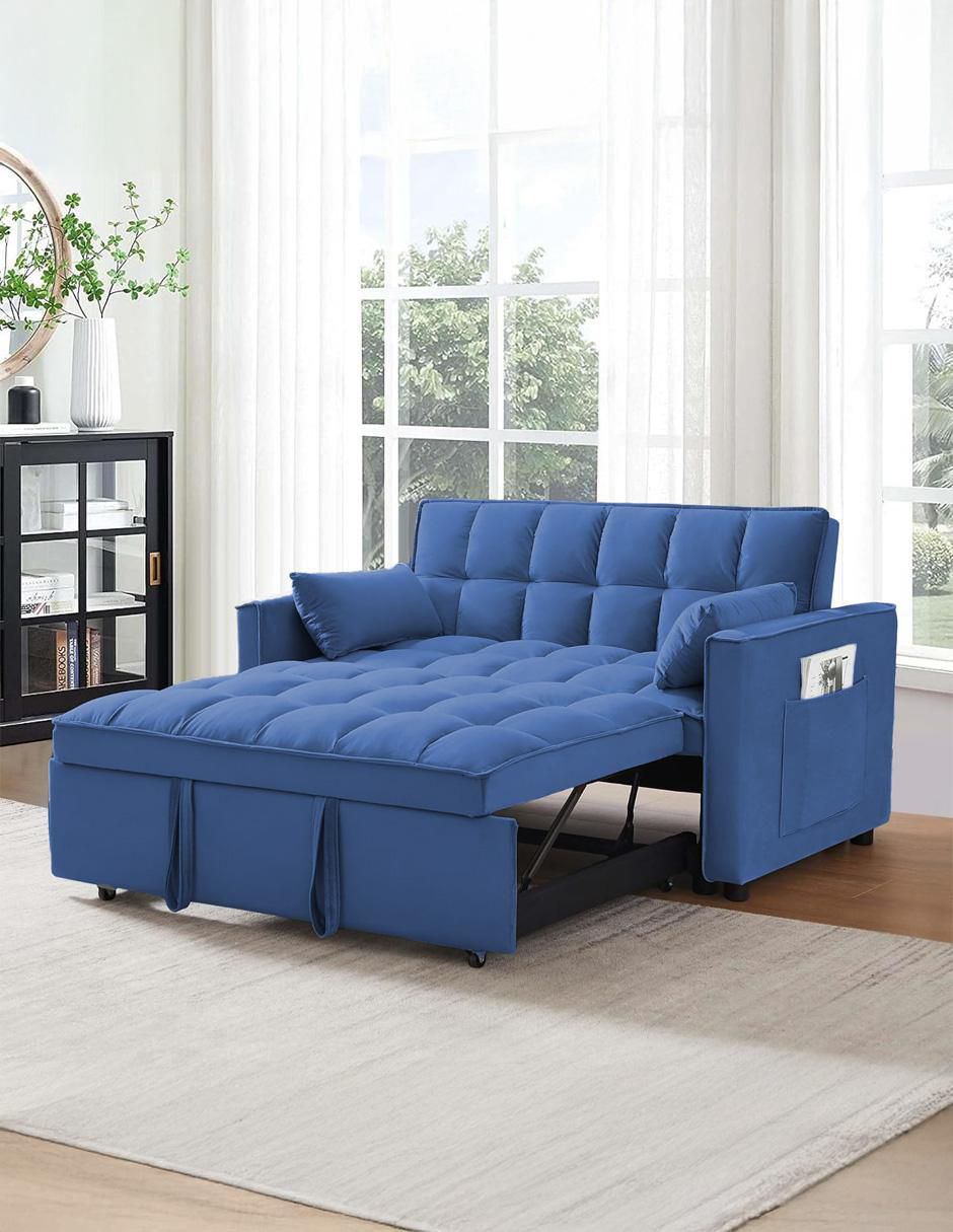 Sofá cama armable Anders de metal 9