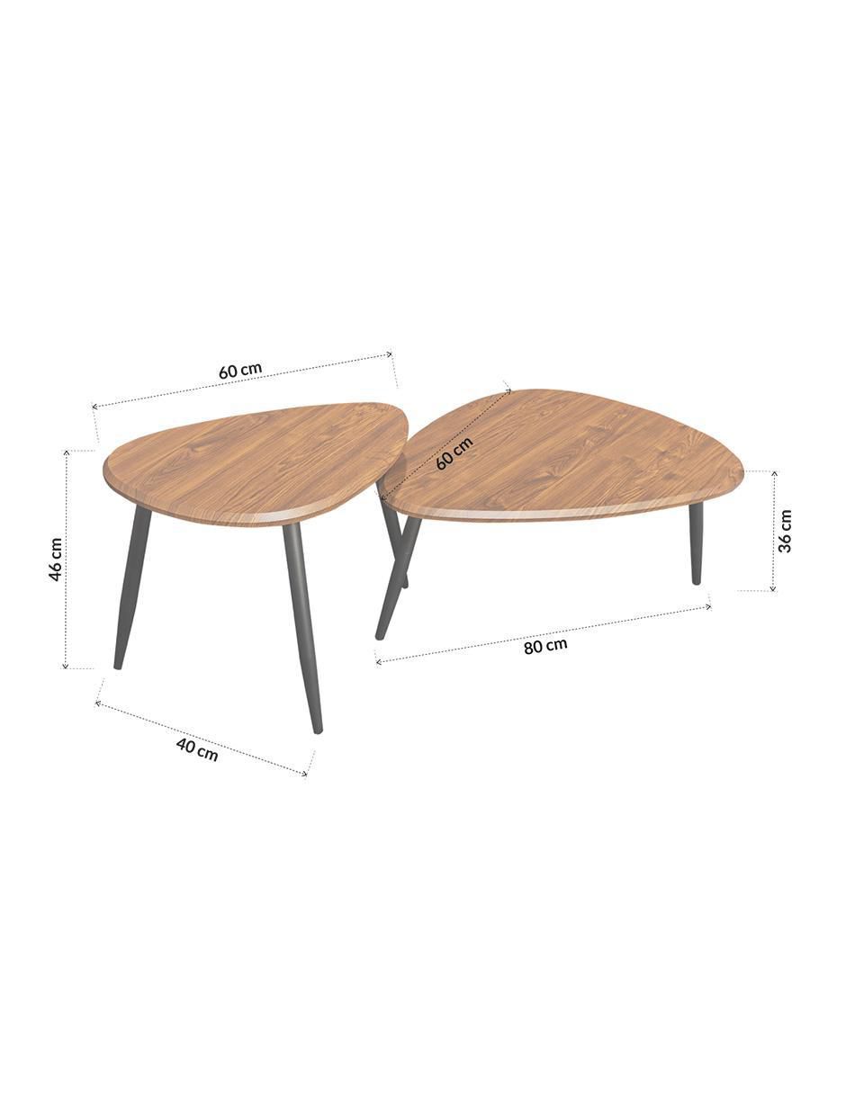 Juegos de mesas para sala Dadje de mdf 2