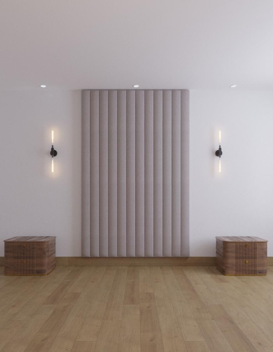Cama modern luxury 240 con patrones de 13 cm wall furniture paneling "de" tela mat