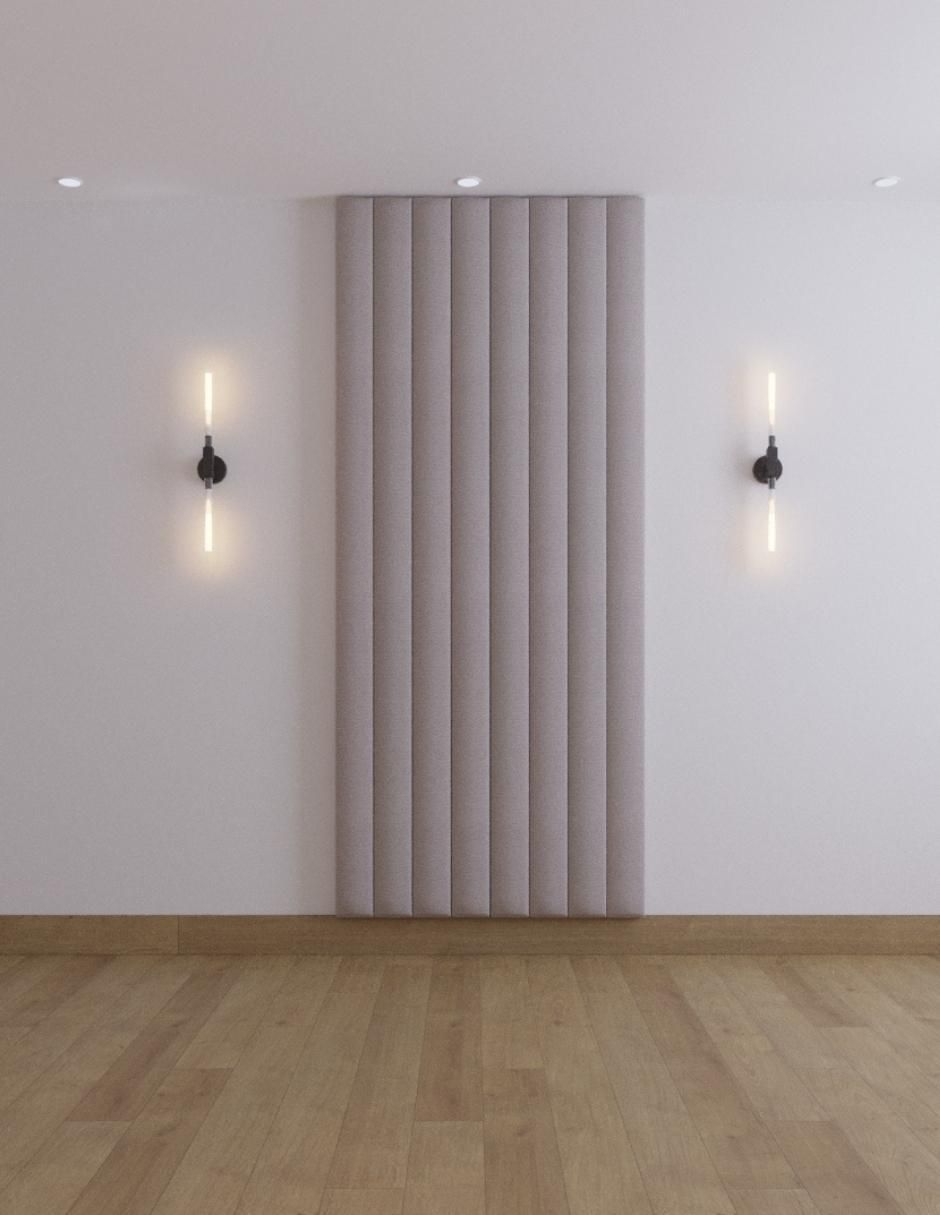 Cama modern luxury 240 con patrones de 13 cm wall furniture paneling "de" tela ind