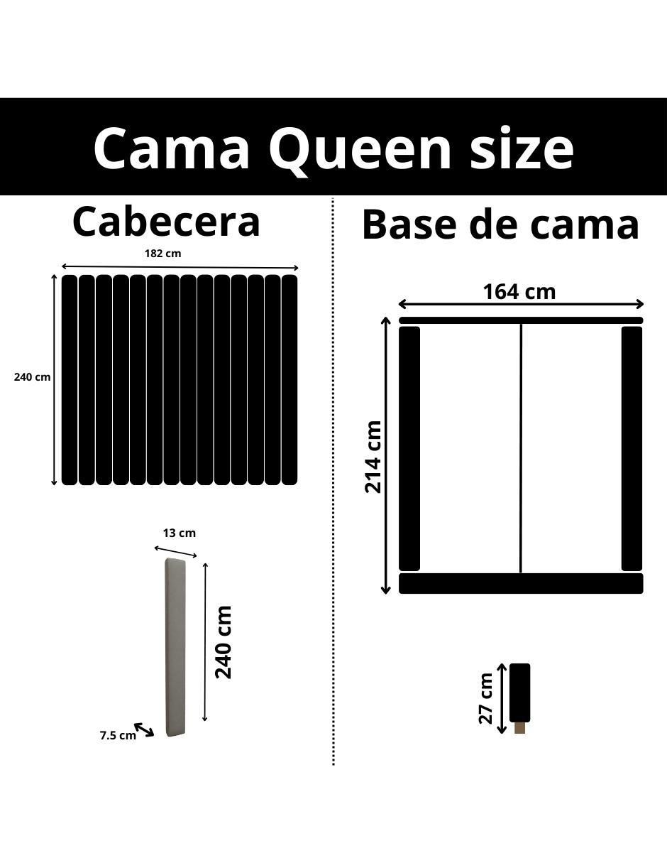 Cama Modern Luxury de tela 10