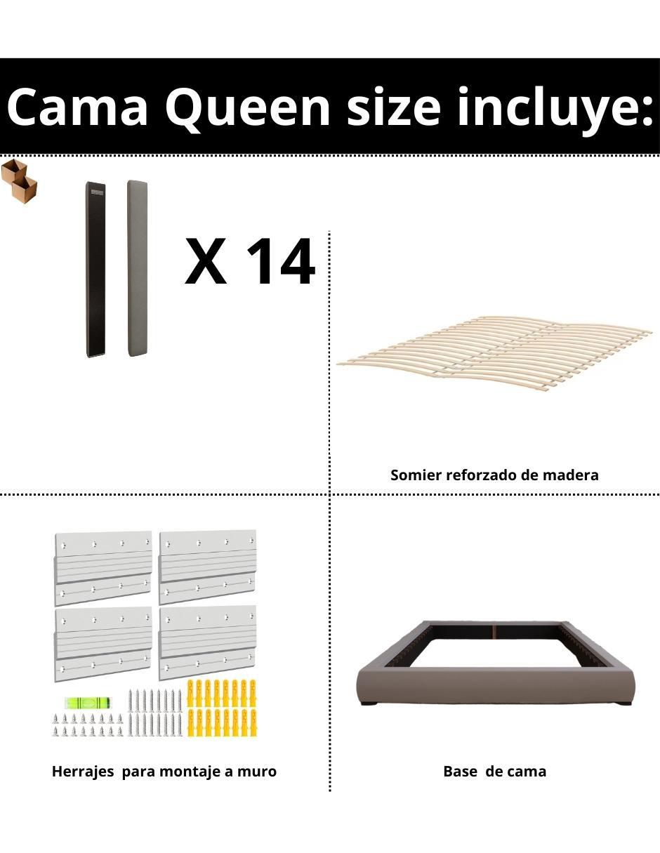 Cama Modern Luxury de tela 8