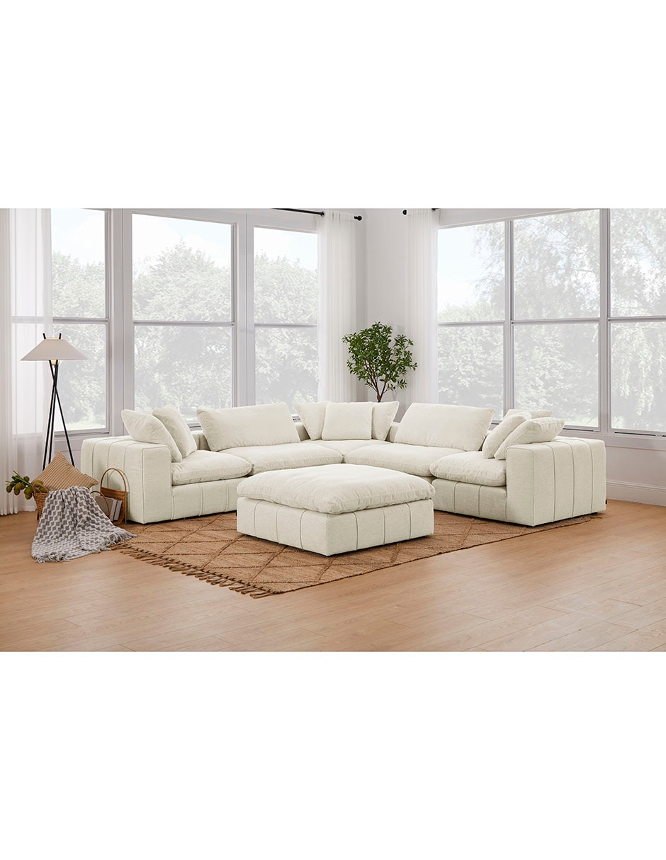 SALA MODULAR BRENT *CE TELA, BEIGE