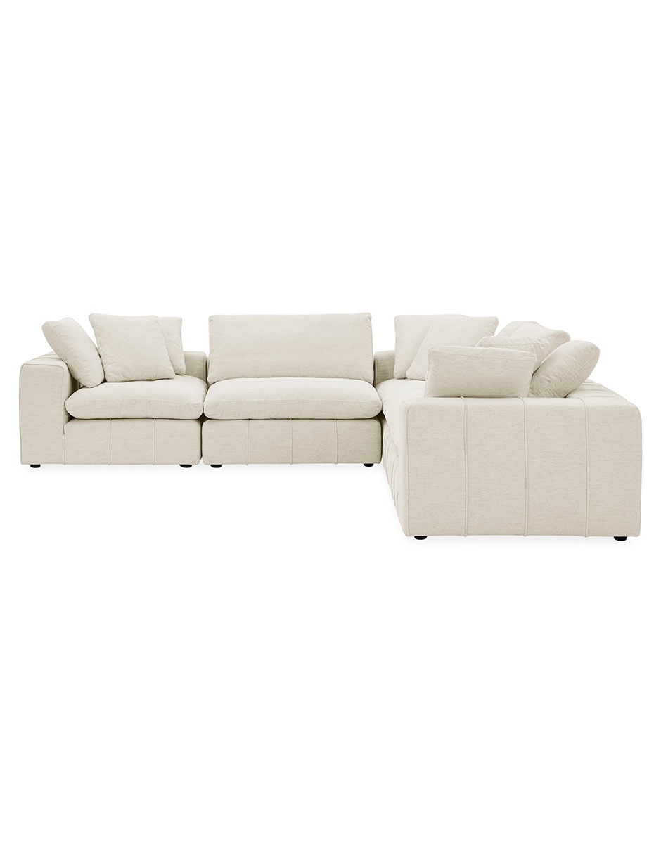 SALA MODULAR BRENT *CE TELA, BEIGE