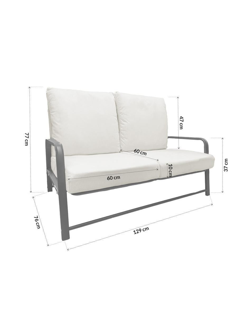 Sofá cama Drita de metal 8