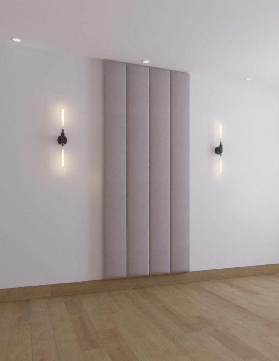 Cama modern luxury 240 con patrones de 26 cm wall furniture paneling "de" tela ind